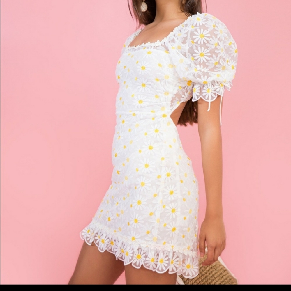 VINTAGE DAISY MINI DRESS - Picture 11 of 16